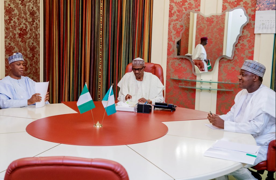 Buhari, meeting, Saraki, Yakubu Dogara