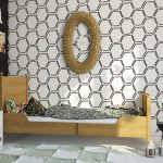 geometric-wallpaper marble effect wallpaper wallpapers decor interior design home decor
