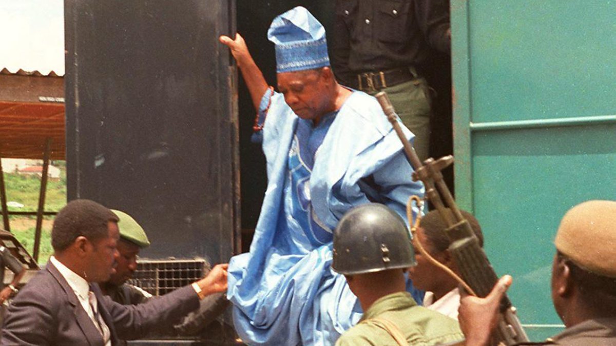 Chief MKO Abiola, the presumed winner of the 1993 Presidential elections of June 12