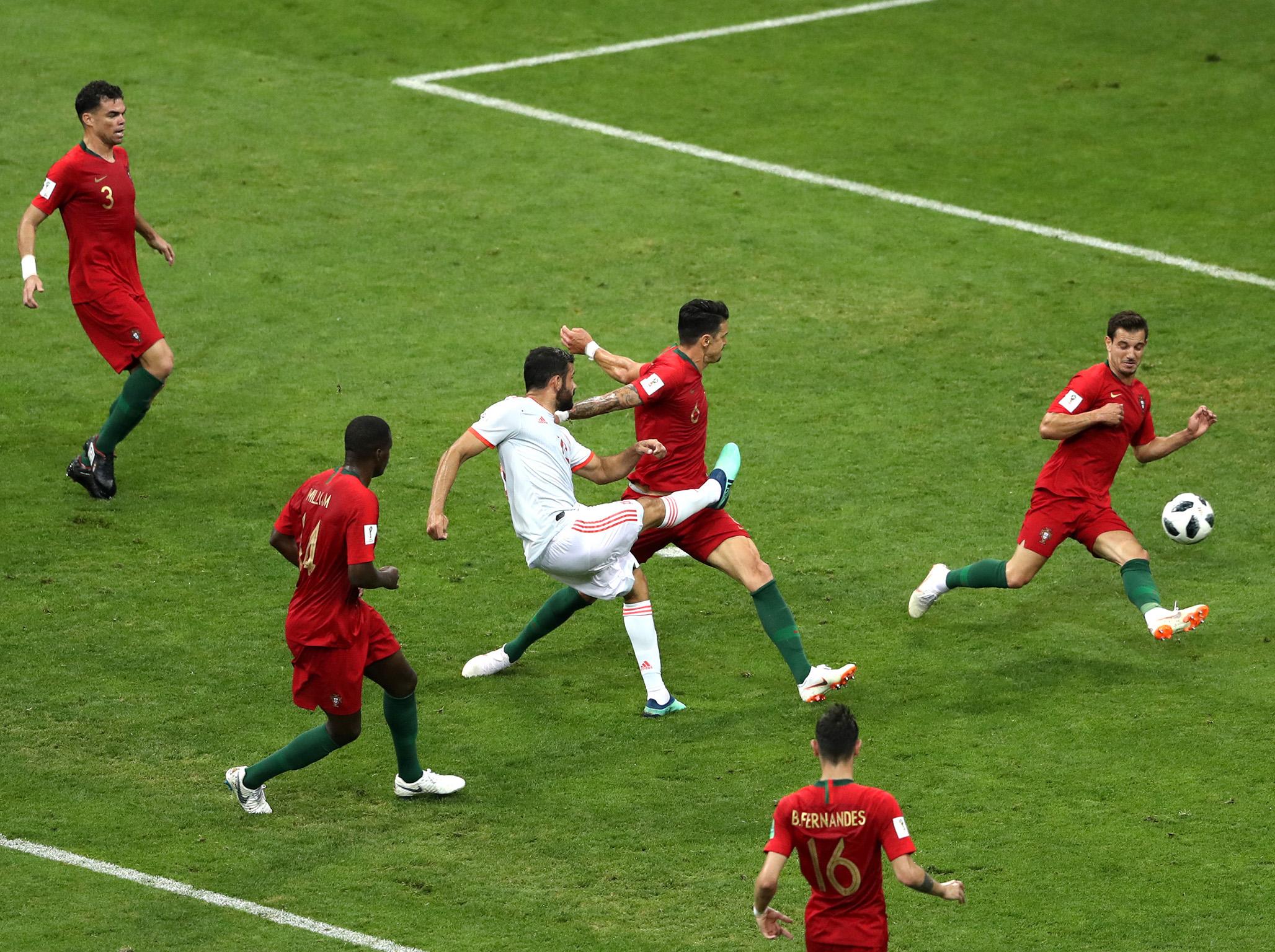 Spain vs Portugal: Diego Costa goal makes history with first VAR decision at a World Cup | The Independent