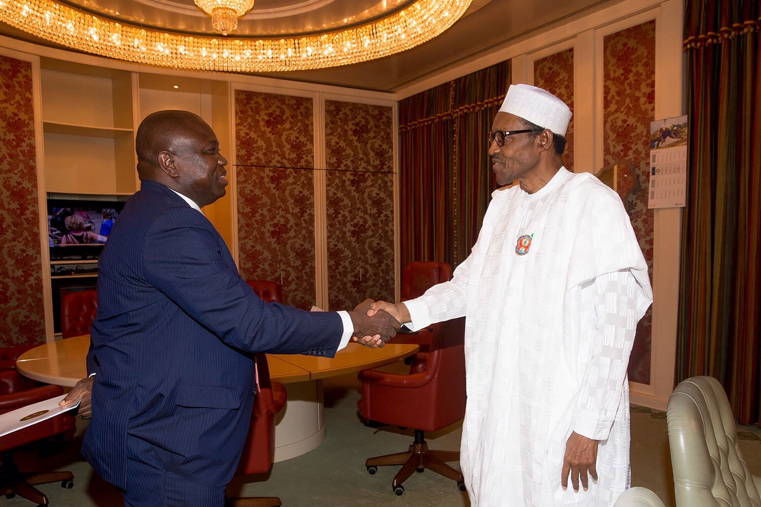 Akinwunmi Ambode, President Muhammadu Buhari, Asiwaju Tinubu