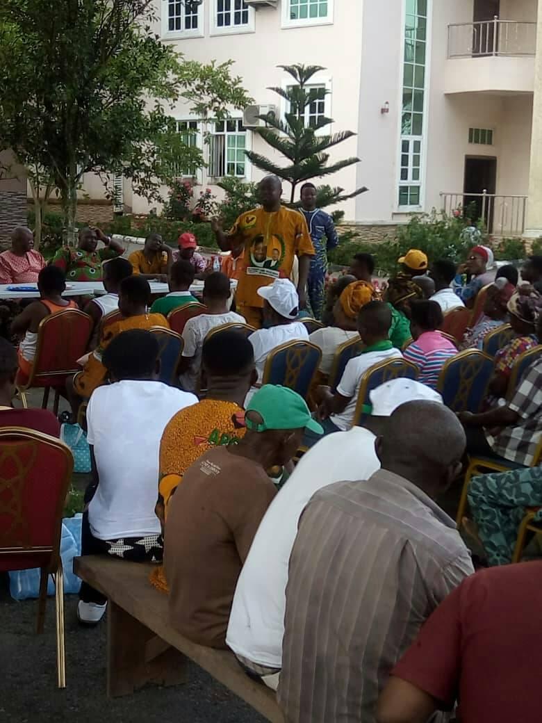 Chris Nwachukwu, a chieftain of the All Progressives Grand Alliance, APGA, popularly known as Oburuotie, on Sunday, June 17, 2018, at his country home  Umuhu village in Ukpor Nnewi South LGA of Anambra State, 