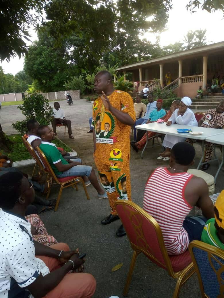 Chris Nwachukwu, a chieftain of the All Progressives Grand Alliance, APGA, popularly known as Oburuotie, on Sunday, June 17, 2018, at his country home  Umuhu village in Ukpor Nnewi South LGA of Anambra State, 