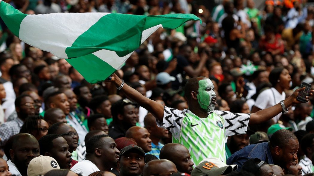 Russia Nigerian Football Fans