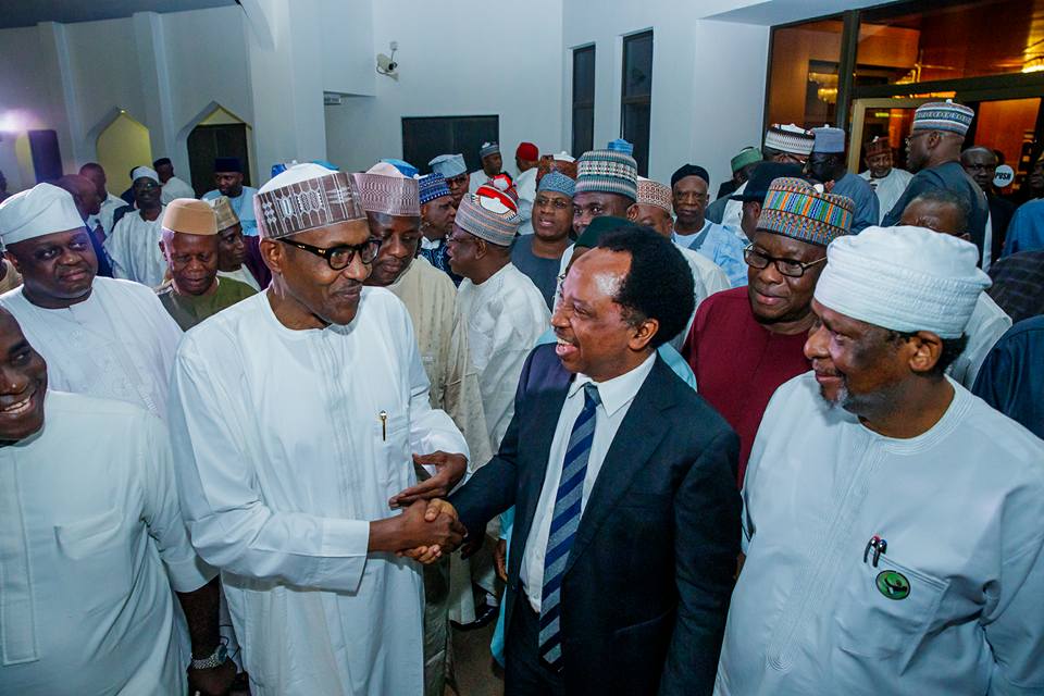 President Buhari receives in Solidarity Visit APC Senators in State House on 25th July 2018 | State House Photo