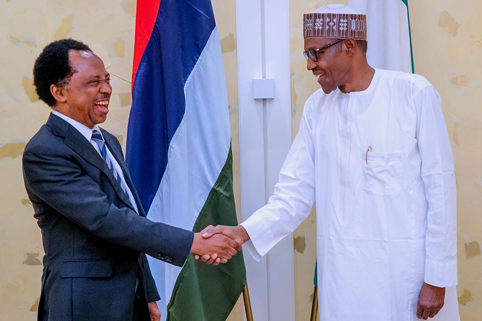 President Buhari receives in Solidarity Visit APC Senators in State House on 25th July 2018