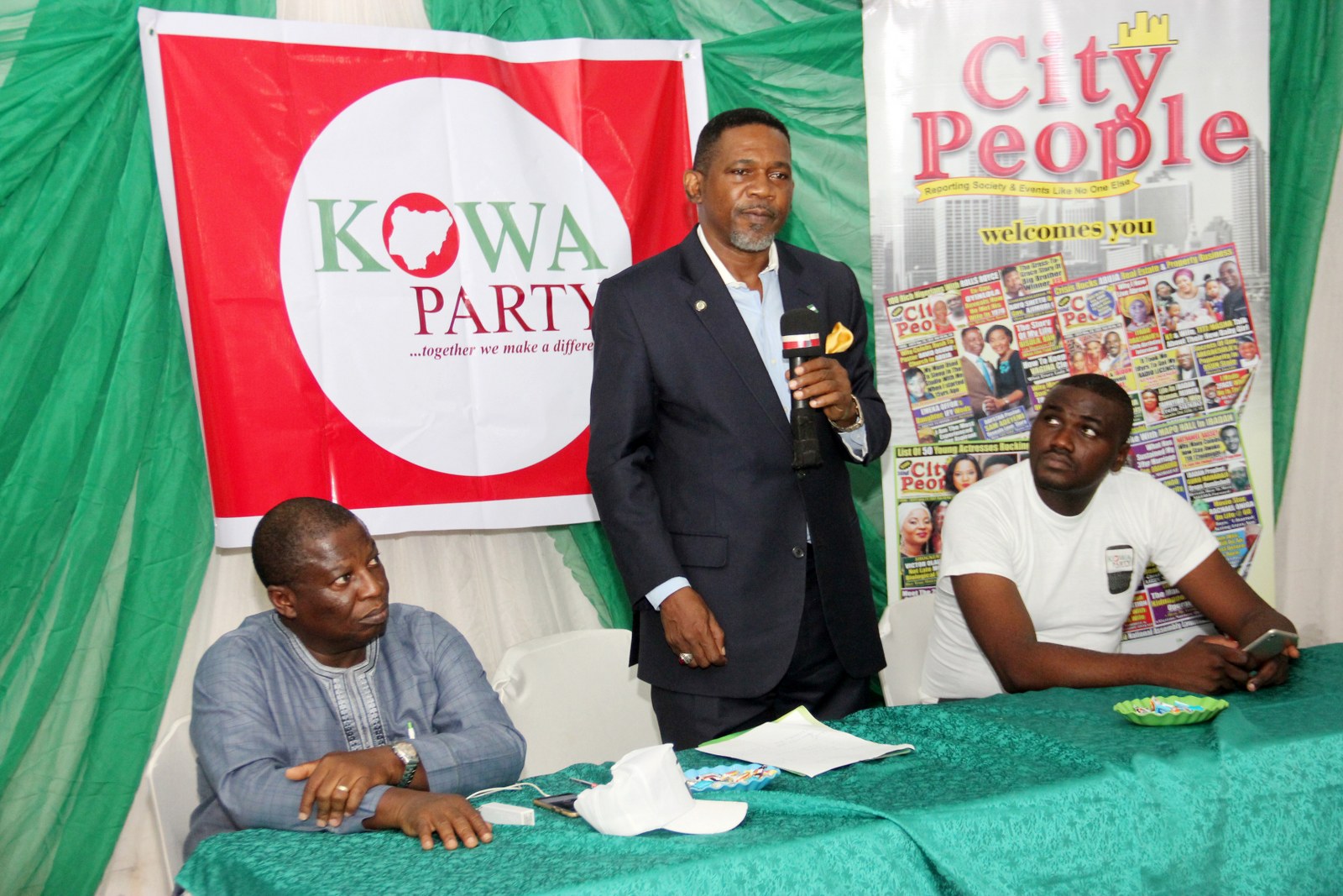 Sina Fagbenro-Byron, a presidential aspirant on the platform of KOWA party, h