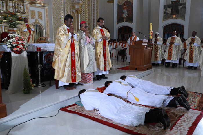 Eleven young Catholics, among them a former member of staff of the News Agency of Nigeria (NAN), were on Saturday in Owerri ordained priests and deacons. NAN