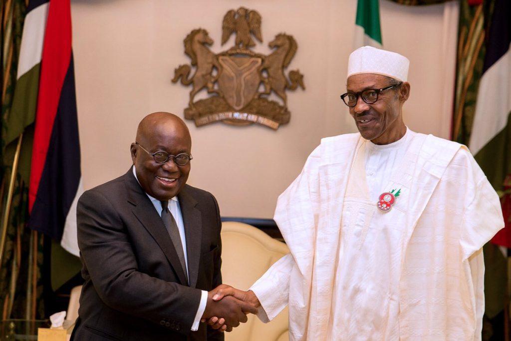 President Muhammadu Buhari, Ken Ukaoha, Jean-Claude Brou, Ghana