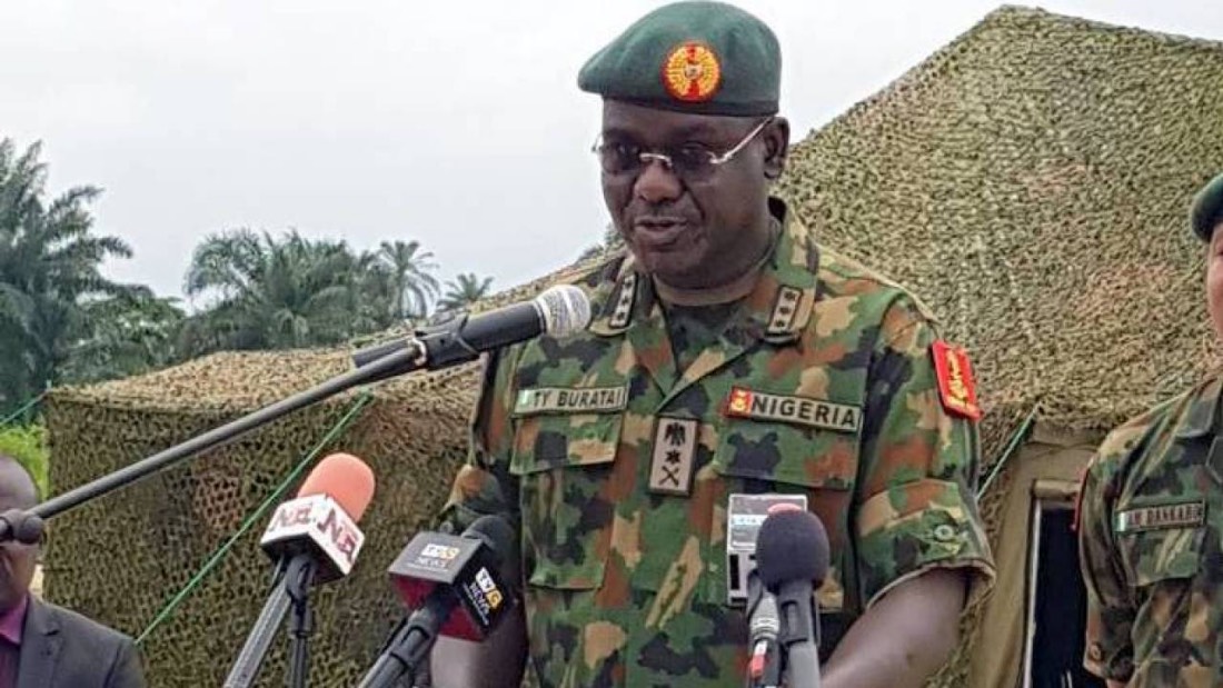 The Chief of Army Staff, Lieutenant General Tukur Yusuf Buratai bandits