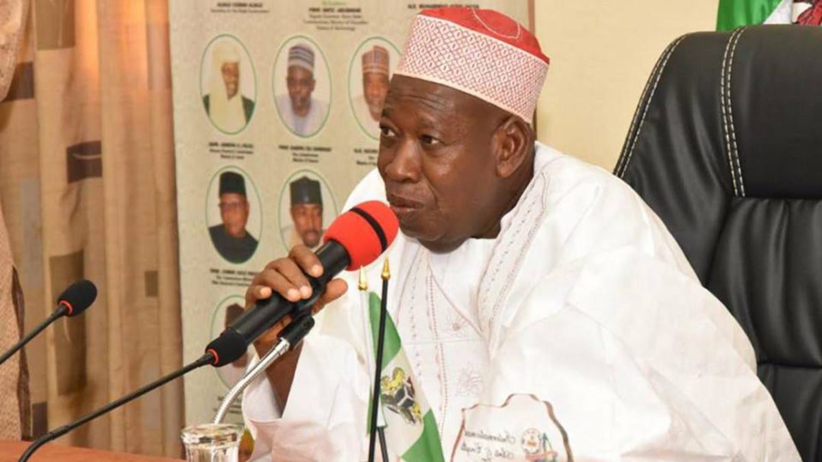 Abdullahi Ganduje of Kano State. Photo/ NAN