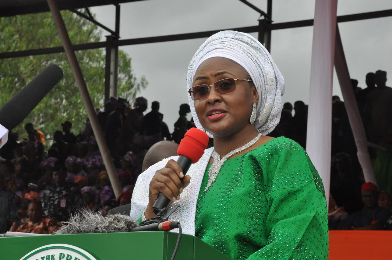 Aisha Buhari, wife of the Nigerian President Muhammadu Buhari