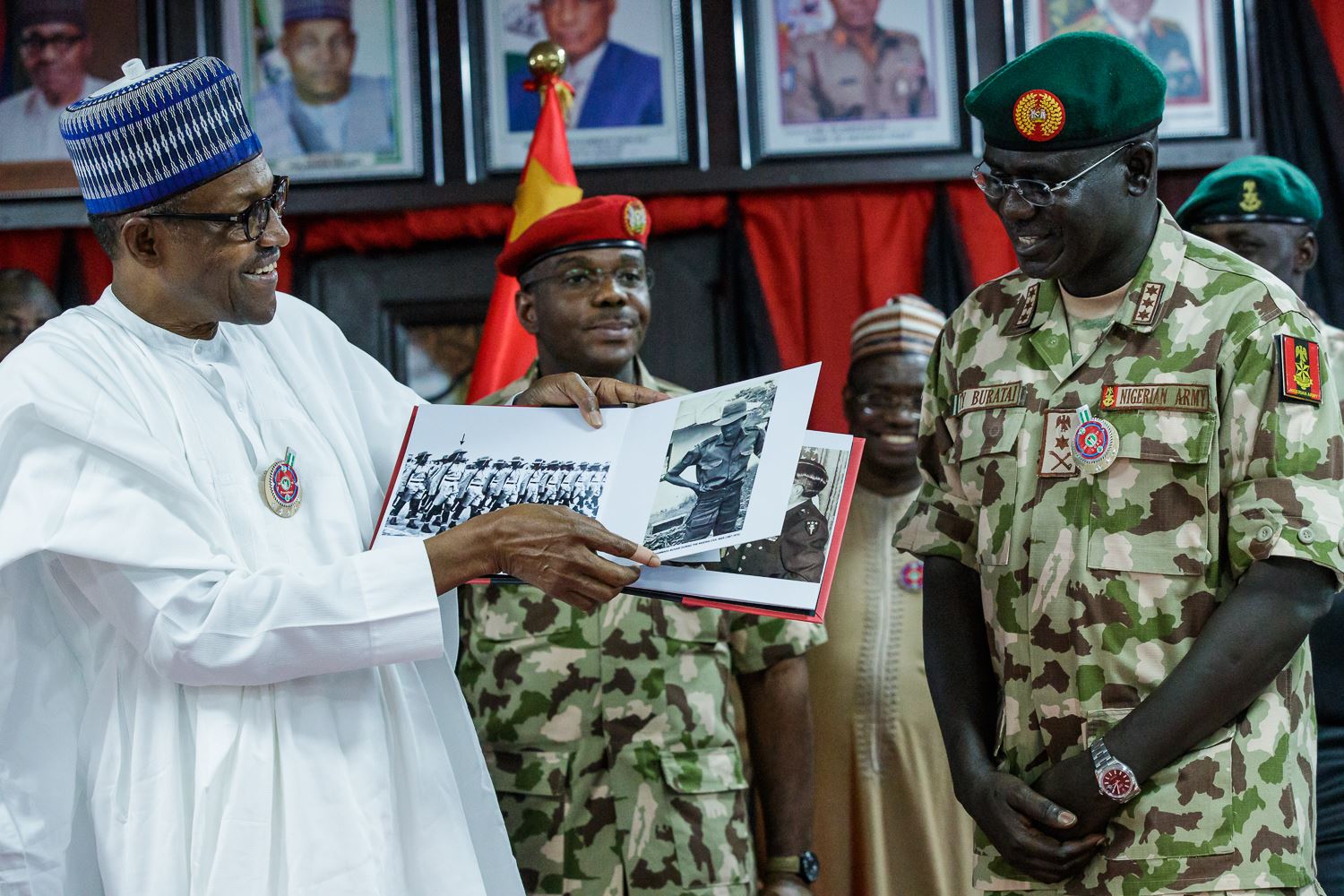 President Buhari in Maiduguri Borno State to declare Open Chief of Army Staff Conference, Address Troops and Visits Wounded Soldiers on 28th Nov 2018 | State House Photo
