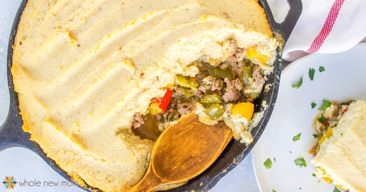 Paleo Shepherd’s Pie + Roasted Veggies