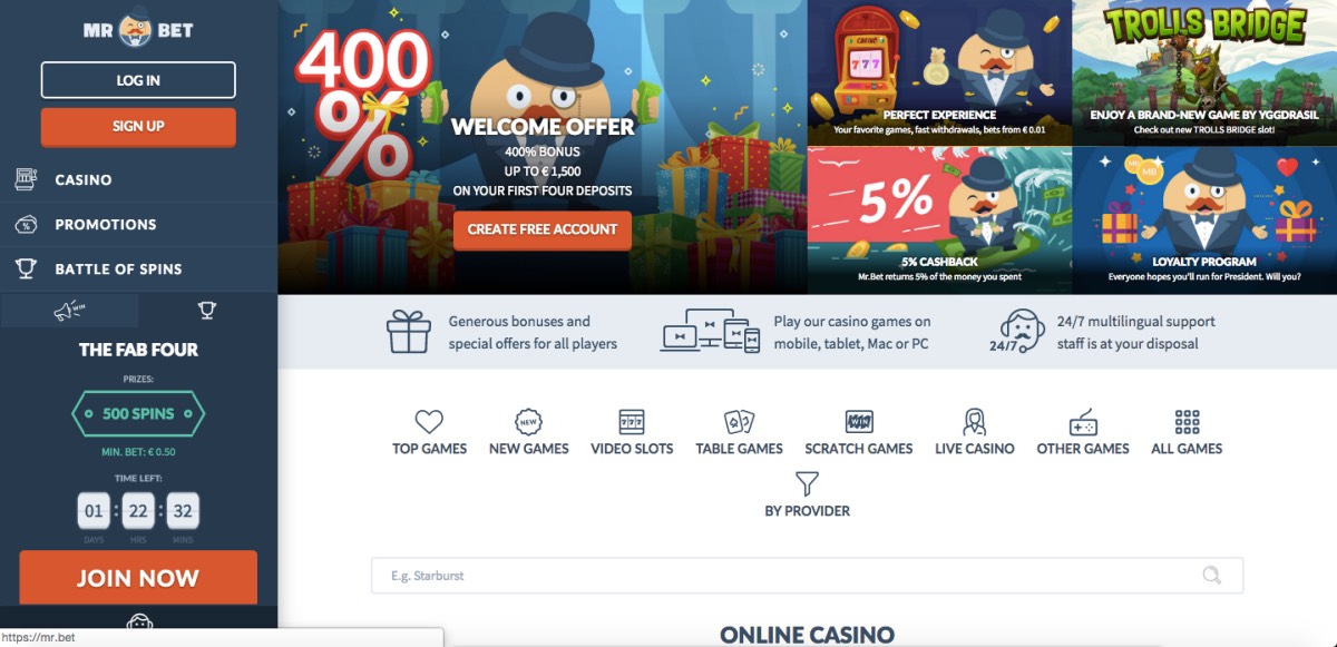 Online casino Mr. Bet