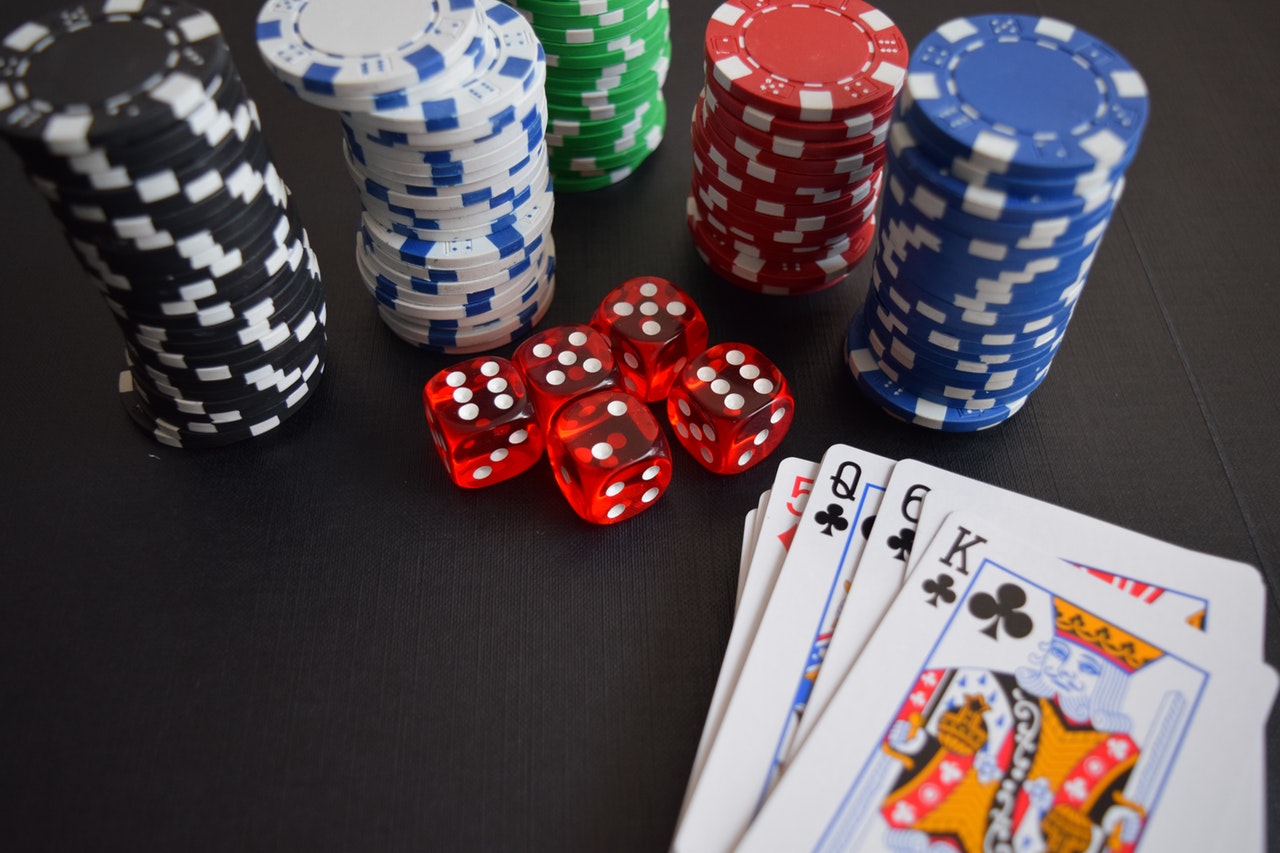 poker cards chips gambling casino