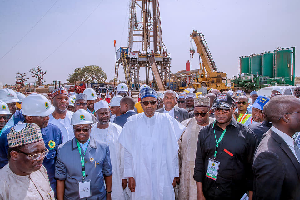 President Buhari Flags Off The Spud-In of Kolmani River II Well Drilling in Bauchi State on 2nd Feb 2019