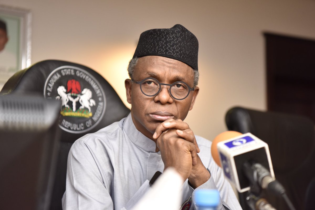 Governor Nasir El-Rufai of Kaduna State