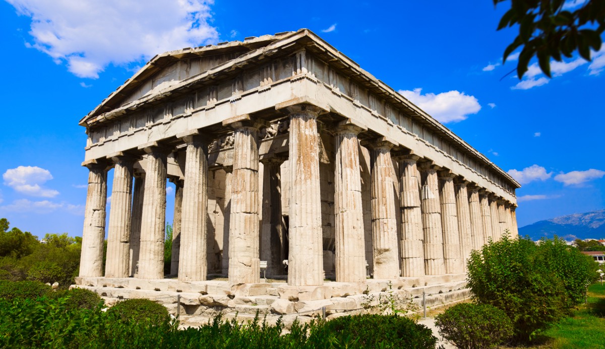 Temple Hephaestus Ancient, Agora