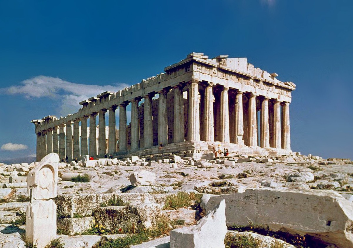 The Parthenon in Anthens, Greece