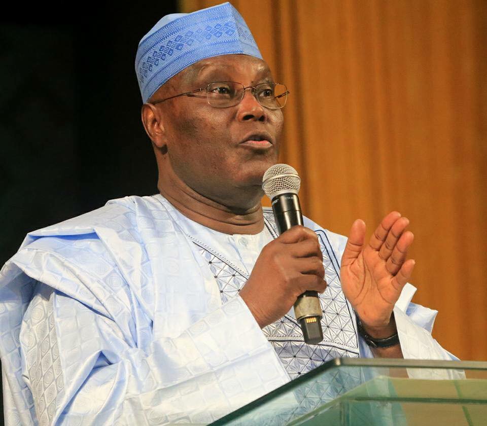 Former Vice President Atiku Abubakar, the presidential candidate of the People's Democratic Party, PDP in the 2019 elections