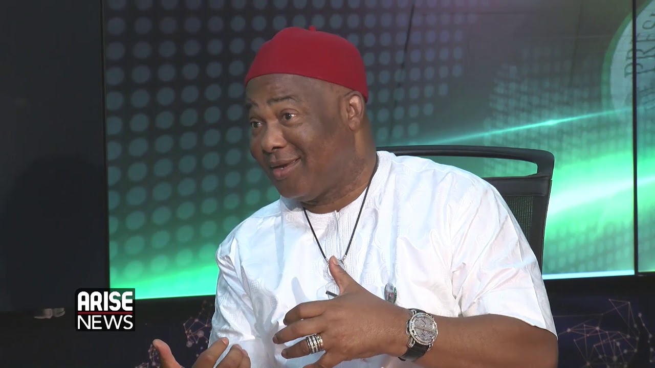 Senator Hope Uzodinma | Screengrab from Arise TV