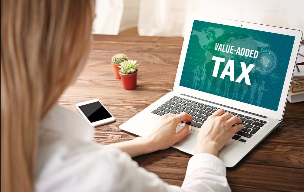 VAT Management Tax laptop