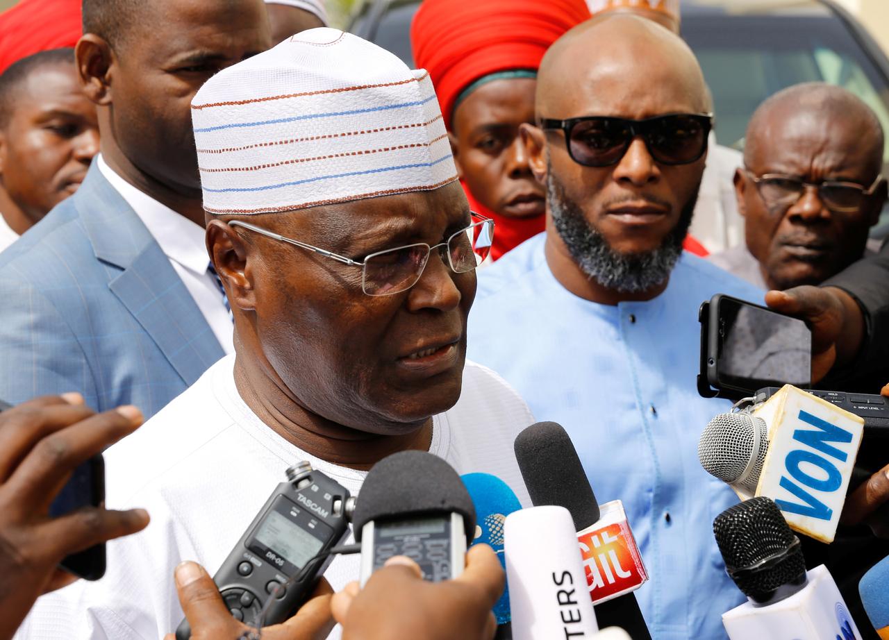 Former Vice President Atiku Abubakar, the presidential candidate of the People's Democratic Party, PDP in the 2019 elections