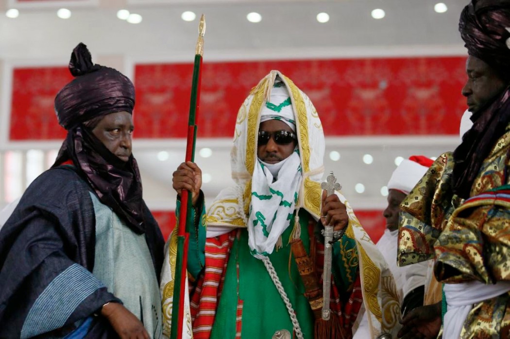 Emir of Kano, Muhammad Sanusi II at his coronation in 2014