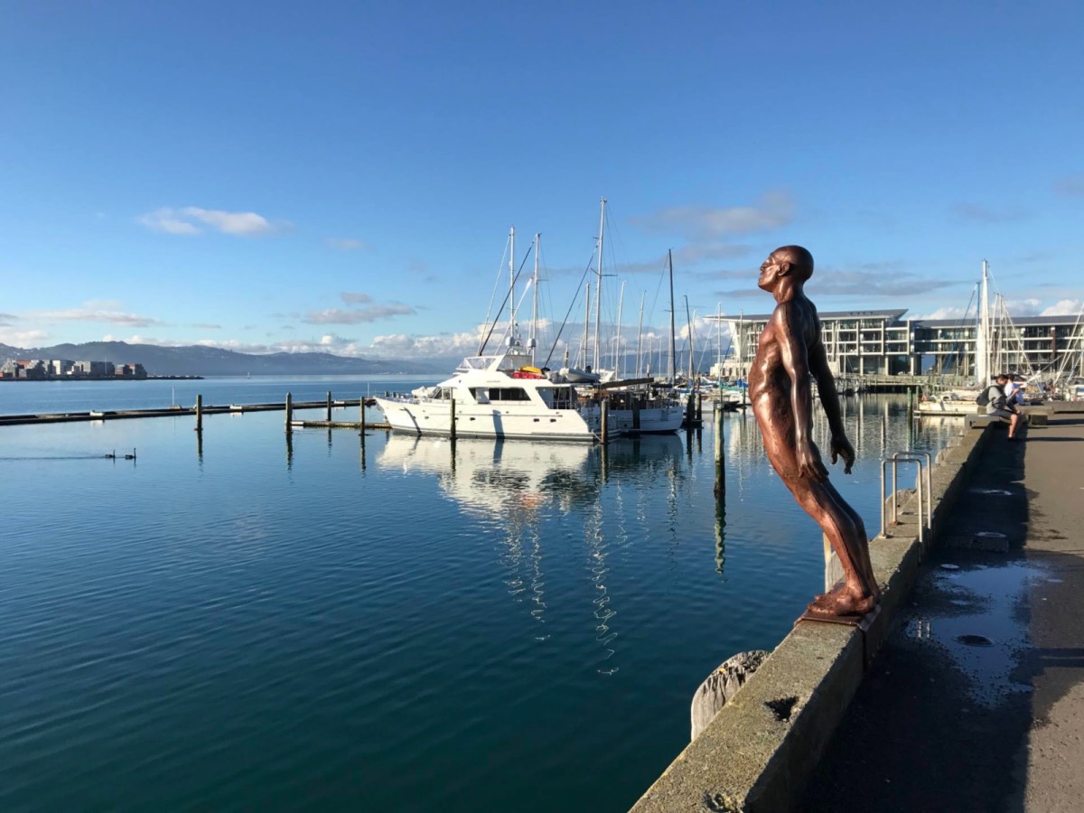 the habour at Wellington, New Zealand