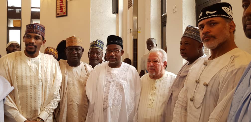 Bauchi's Governor Bala Mohammed takes Natasha Marianna as 2nd wife in a Syrian Mosque in Ikoyi, Lagos on Friday, July 26, 2019