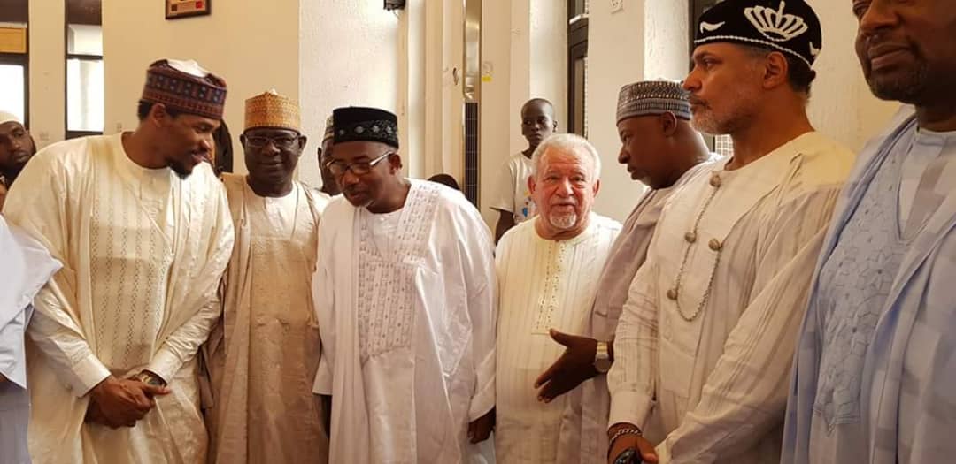 Bauchi's Governor Bala Mohammed takes Natasha Marianna as 2nd wife in a Syrian Mosque in Ikoyi, Lagos on Friday, July 26, 2019
