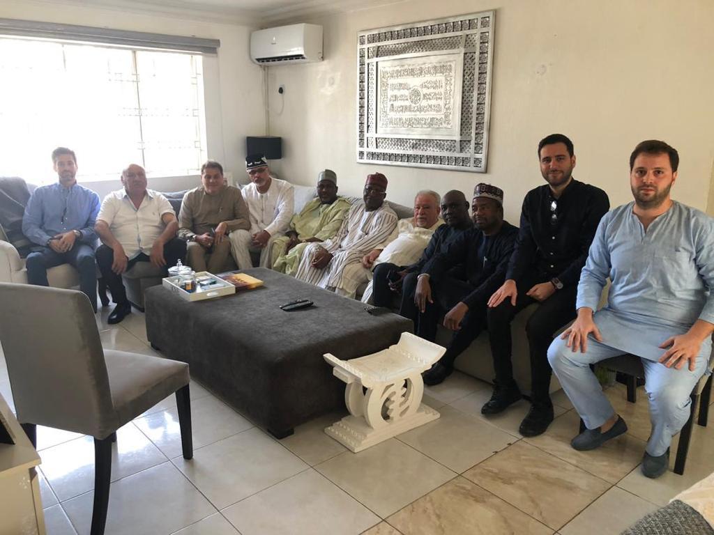 Bauchi's Governor Bala Mohammed takes Natasha Marianna as 2nd wife in a Syrian Mosque in Ikoyi, Lagos on Friday, July 26, 2019