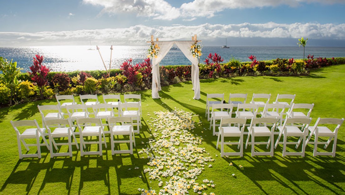 wedding couple love honeymoon hotel resort beach destination wedding gown