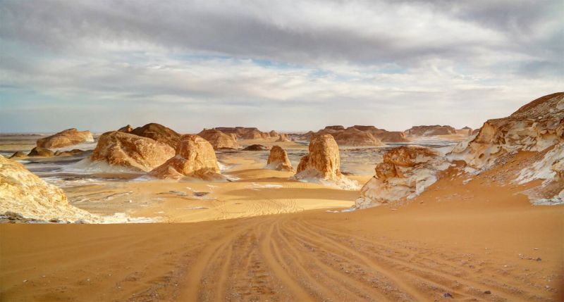 The White Desert Sahara