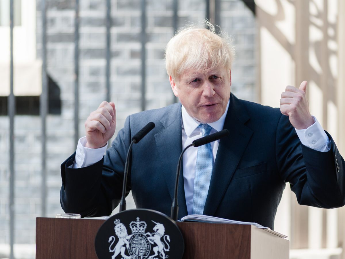 Boris Johnson compared himself to Sir Winston Churchill (Image: Wiktor Szymanowicz / Barcroft Media)