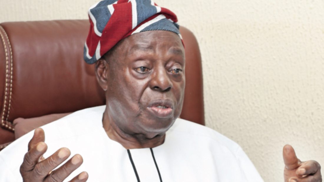 Afe Babalola, a renowned legal practitioner and a Senior Advocate of Nigeria (SAN)