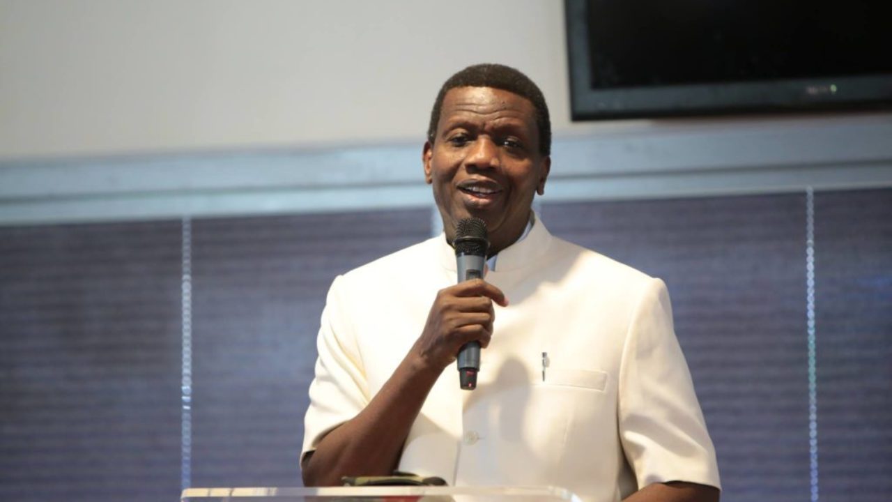 Pastor Enoch Adeboye, the general overseer of the Redeemed Christian Church of God, RCCG