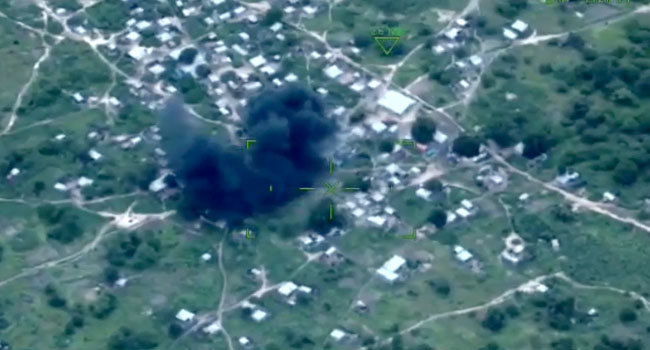screengrab from Nigerian Air Force video