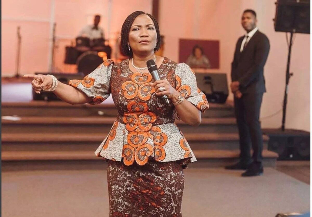 Funke Felix-Adejumo, a pastor and public speaker. Wife of the presiding pastor of Agape Christian Ministries in Akure, Ondo State