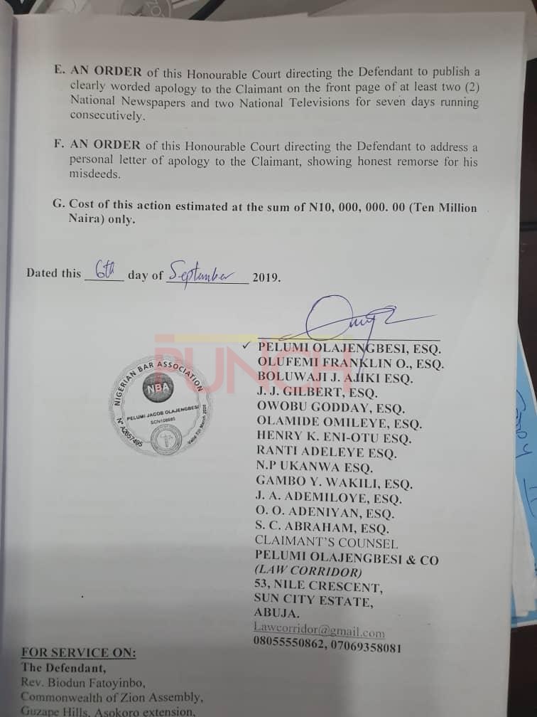 Biodun Fatoyinbo Busola Dakolo