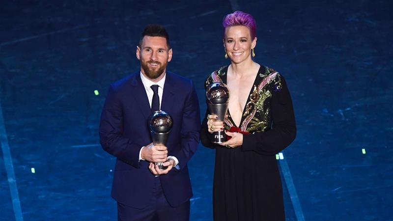 Lionel Messi, Megan Rapinoe