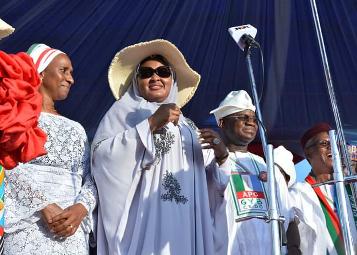 Aisha Muhammadu Buhari, Yahaya Bello