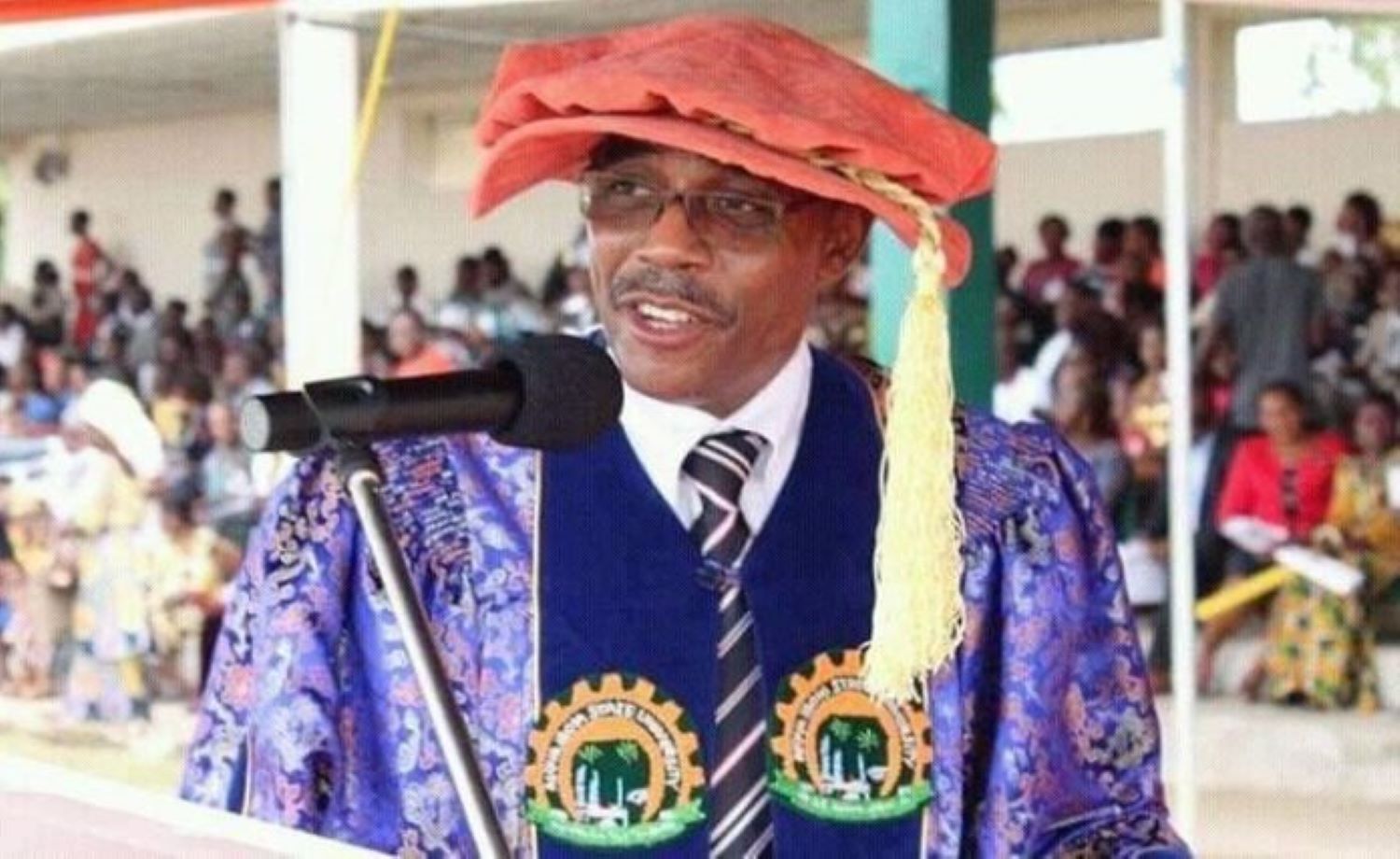 Professor Eno Ibanga, the vice chancellor of Akwa Ibom State University