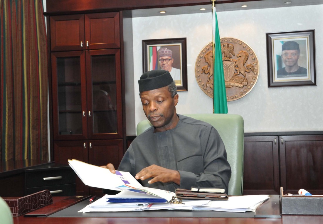 Yemi Osinbajo, the vice president of Nigeria