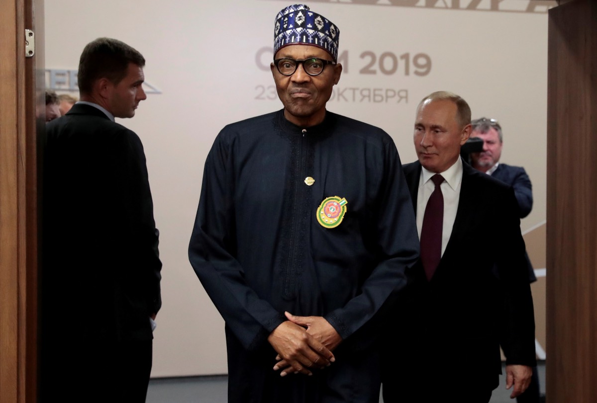 Buhari Putin medical