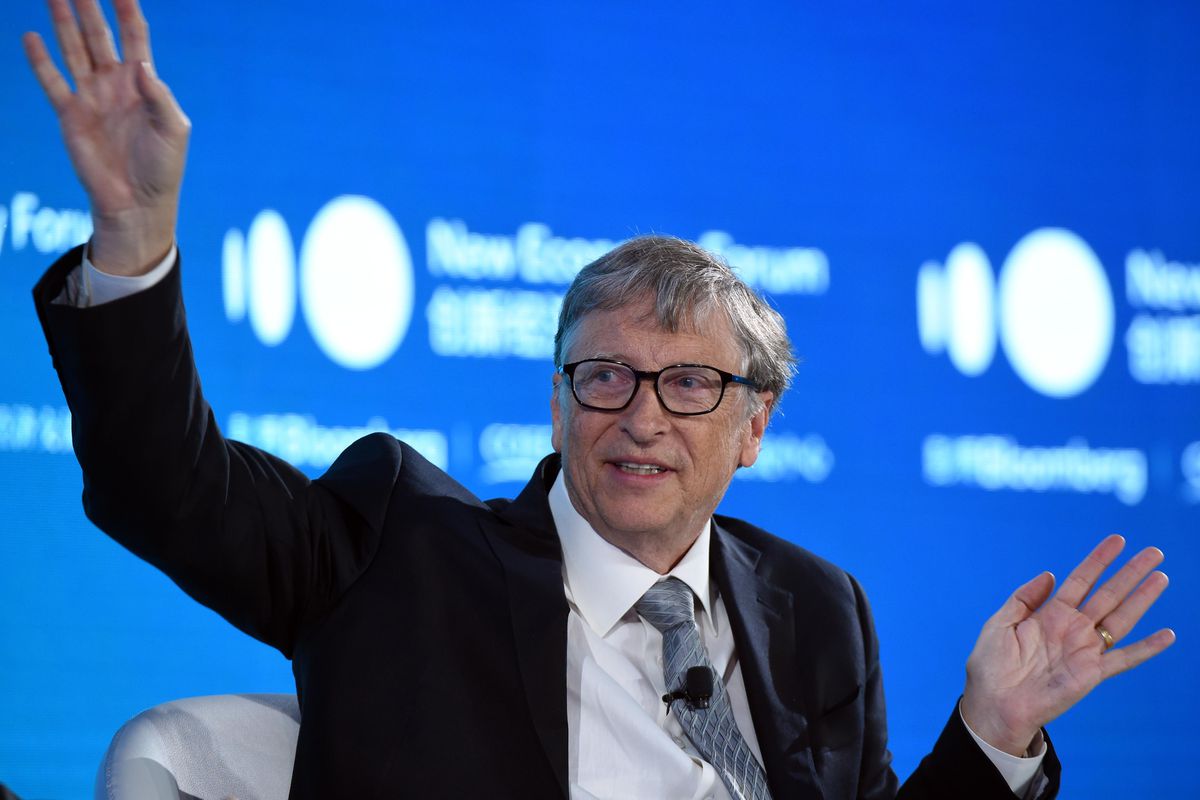 Bill Gates, founder of Microsoft and globally renowned philanthropist