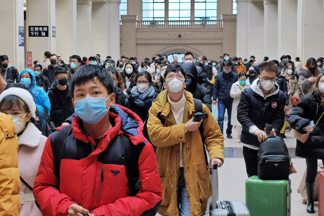Coronavirus Pneumonia Outbreaks In China