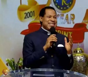 Pastor Chris Oyakhilome ministering to his global family