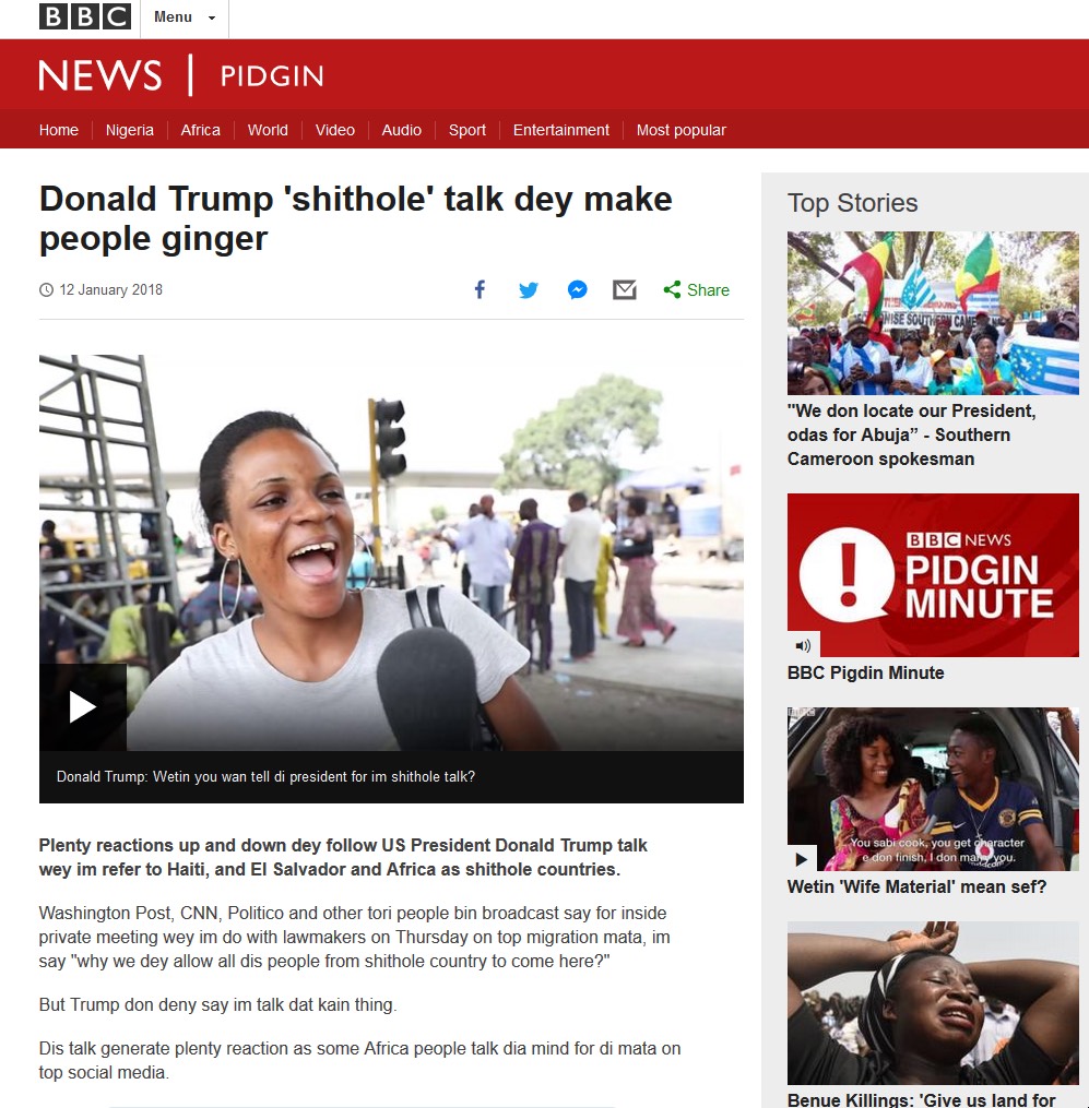 Pidgin English